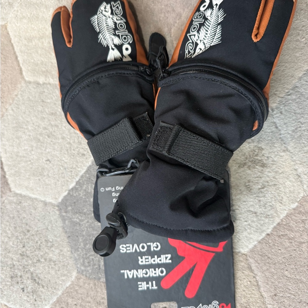 VO Gloves zipper gloves